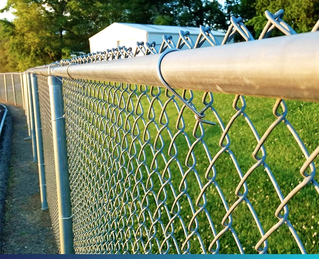 Chain-link fencing