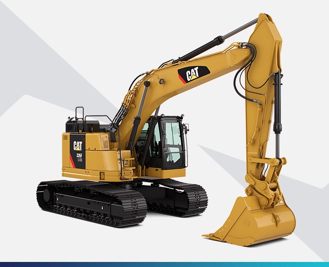 Excavators and backhoes