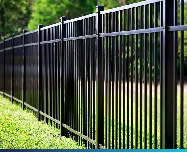 Steel fencing